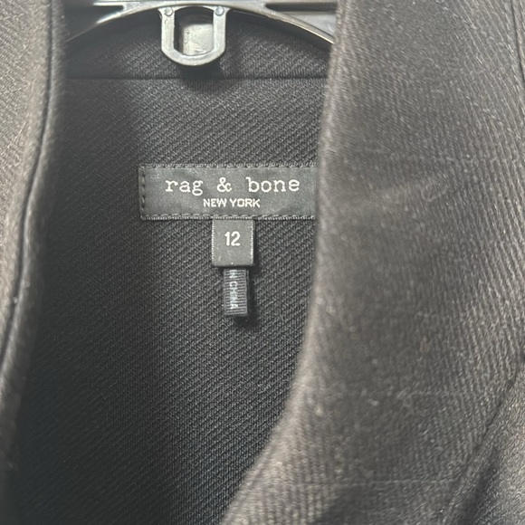 rag & bone Slade Tailored Women's Black Blazer Jacket - Picture 3 of 6